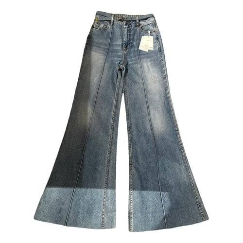 Pre-owned Zimmermann Large Jeans In Blue