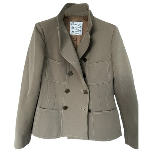 Pre-owned Moschino Cheap And Chic Wool Blazer In Camel
