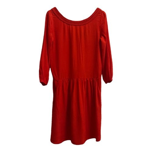 Pre-owned Berenice Mid-length Dress In Red