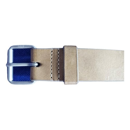 Pre-owned Oamc Leather Belt In Brown