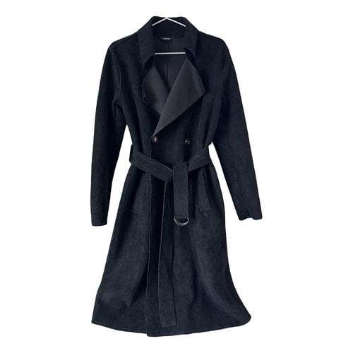 Pre-owned Mbym Trench Coat In Black
