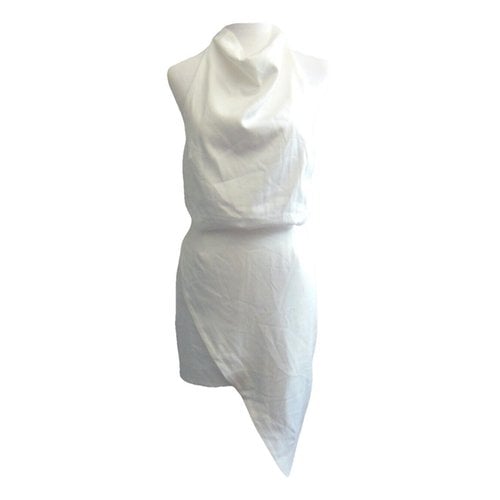 Pre-owned Elliatt Mini Dress In White