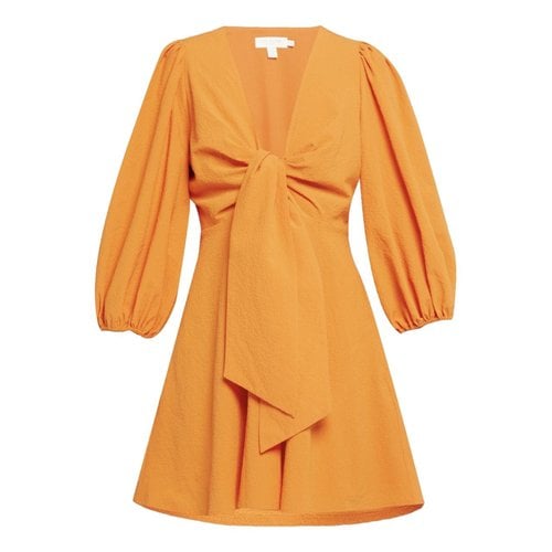 Pre-owned Ted Baker Mini Dress In Orange
