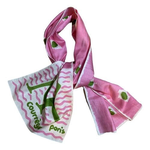 Pre-owned Courrèges Neckerchief In Pink