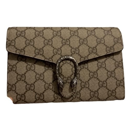 Pre-owned Gucci Dionysus Chain Wallet Leather Crossbody Bag In Other