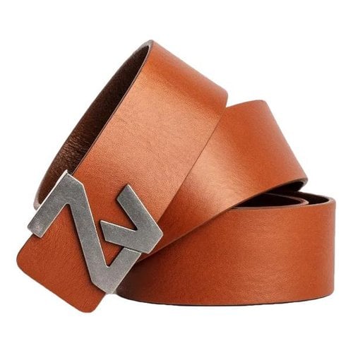 Pre-owned Zadig & Voltaire Leather Belt In Camel