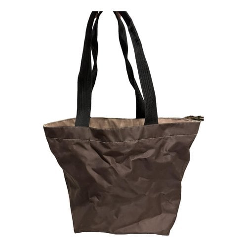 Pre-owned Herve Chapelier Tote In Brown