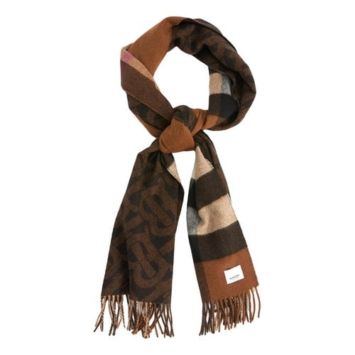 Pre-owned Burberry Cashmere Scarf & Pocket Square In Multicolour