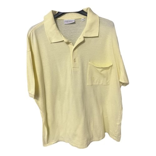 Pre-owned Saint Laurent Polo Shirt In Yellow