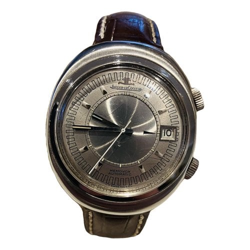 Pre-owned Jaeger-lecoultre Memovox Watch In Silver