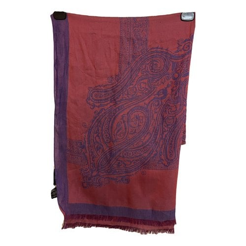 Pre-owned Etro Stole In Purple