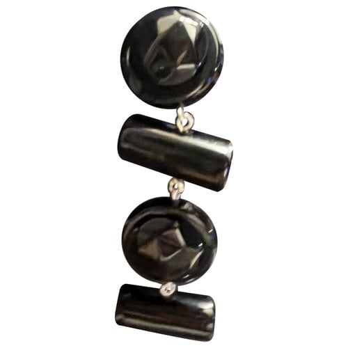 Pre-owned Emporio Armani Earrings In Black