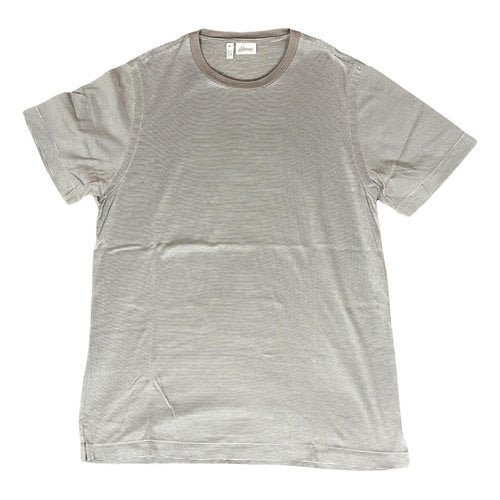 Pre-owned Brioni T-shirt In Brown