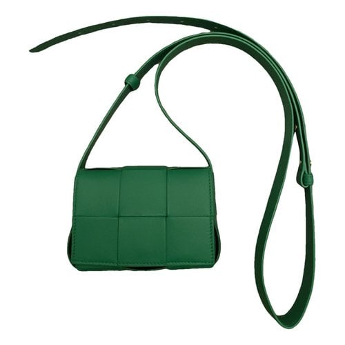 Pre-owned Bottega Veneta Leather Purse In Green