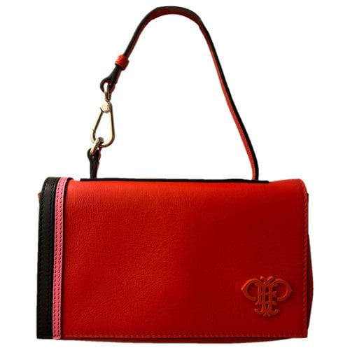 Pre-owned Emilio Pucci Leather Handbag In Red