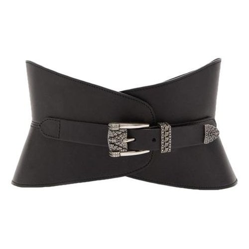Pre-owned Etro Leather Belt In Black