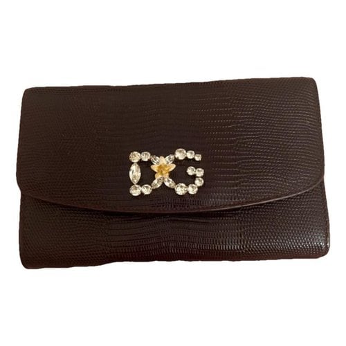Pre-owned Dolce & Gabbana Pony-style Calfskin Clutch Bag In Other