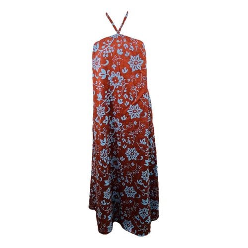 Pre-owned Faithfull The Brand Maxi Dress In Brown