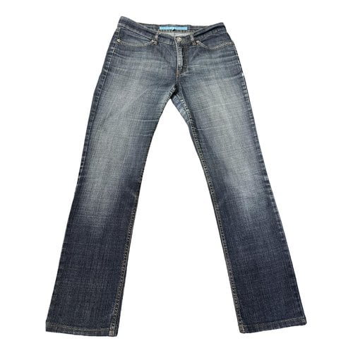 Pre-owned Escada Jeans In Blue