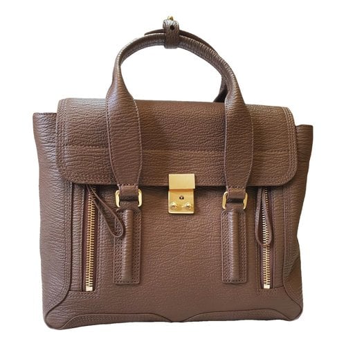 Pre-owned 3.1 Phillip Lim / フィリップ リム Pashli Leather Handbag In Brown