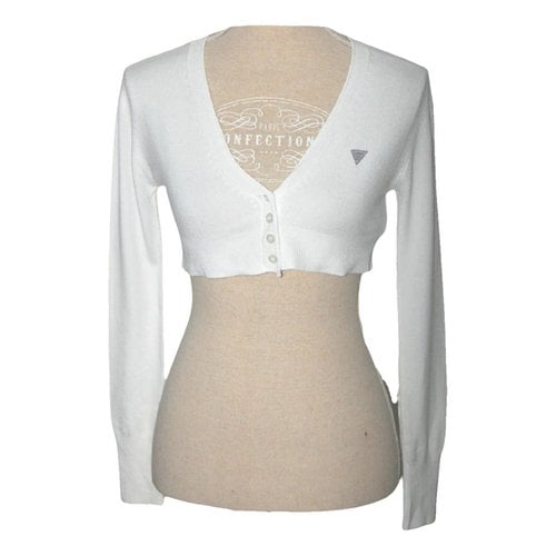 Pre-owned Guess Cardigan In White