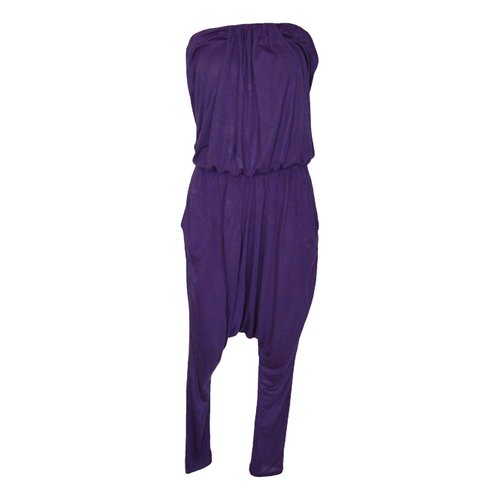 Pre-owned By Malene Birger Jumpsuit In Purple