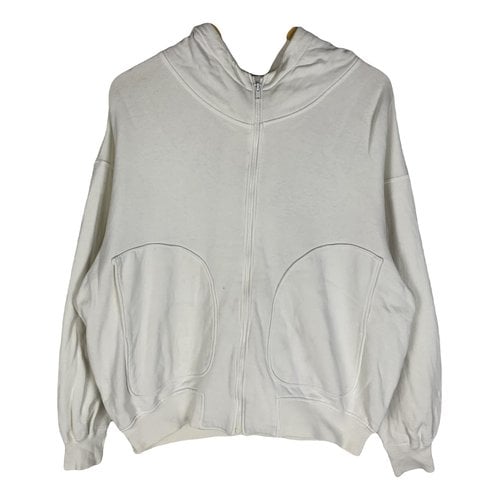 Pre-owned Issey Miyake Pull In White