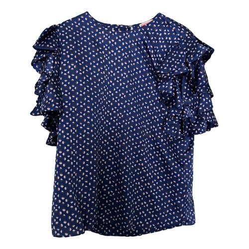 Pre-owned Kate Spade Blouse In Blue