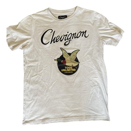 Pre-owned Chevignon T-shirt In White