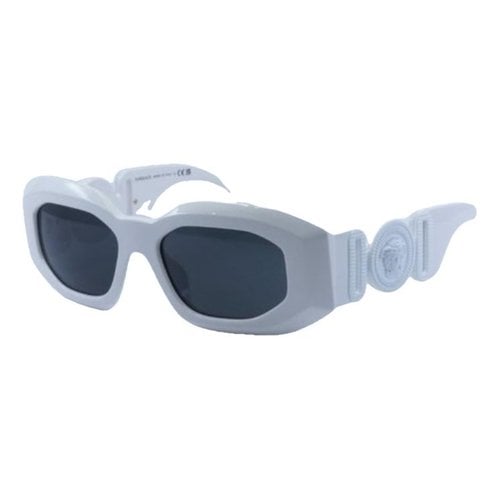 Pre-owned Versace Sunglasses In White