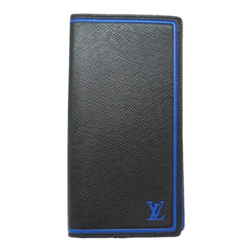 Pre-owned Mini Rodini Leather Wallet In Black