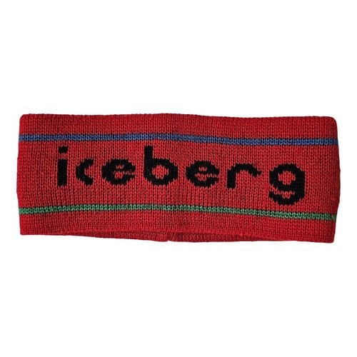 Pre-owned Iceberg Hat In Red