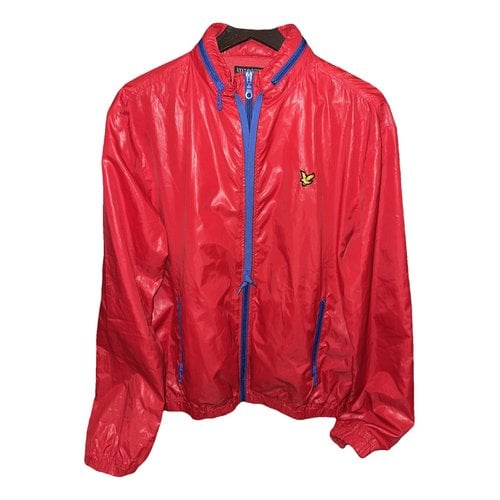Pre-owned Lyle & Scott Leather Jacket In Red