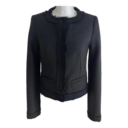 Pre-owned Zadig & Voltaire Wool Short Vest In Black