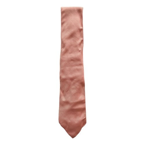 Pre-owned Aquascutum Silk Tie In Pink