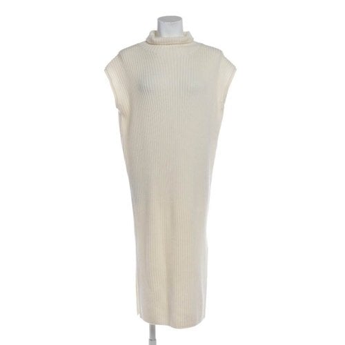 Pre-owned Polo Ralph Lauren Wool Dress In White