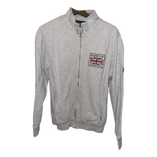 Pre-owned Barbour Sweatshirt In Grey