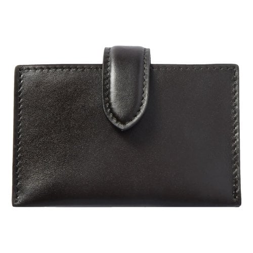 Pre-owned The Row Leather Bag In Black