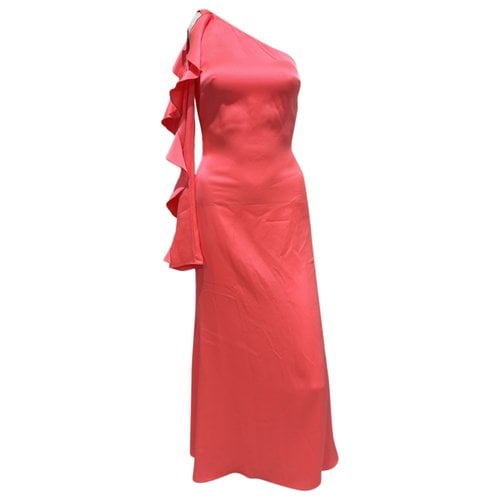 Pre-owned David Koma Mid-length Dress In Pink