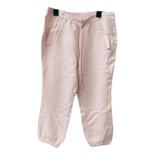 Pre-owned Lala Berlin Slim Pants In Pink