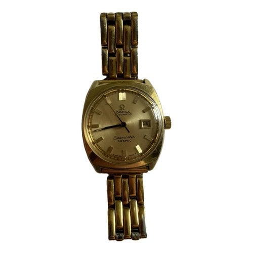 Pre-owned Omega Seamaster Watch In Gold