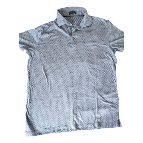 Pre-owned Corneliani Polo Shirt In Blue
