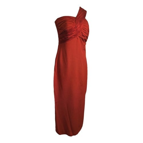 Pre-owned Dior Maxi Dress In Red