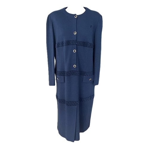 Pre-owned Pierre Cardin Maxi Dress In Blue