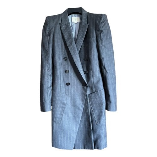 Pre-owned Band Of Outsiders Wool Blazer In Grey