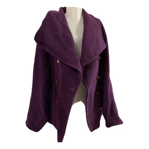 Pre-owned Jil Sander Wool Jacket In Purple