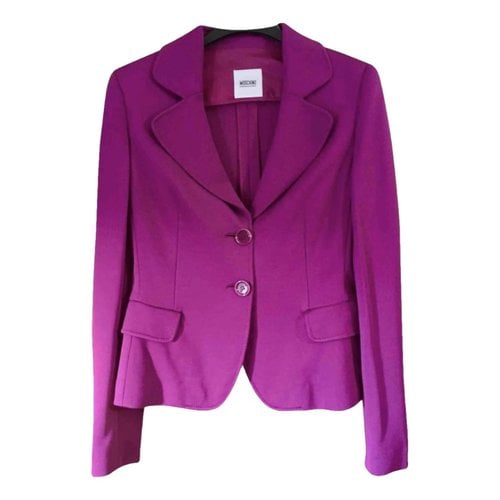 Pre-owned Moschino Cheap And Chic Blazer In Pink
