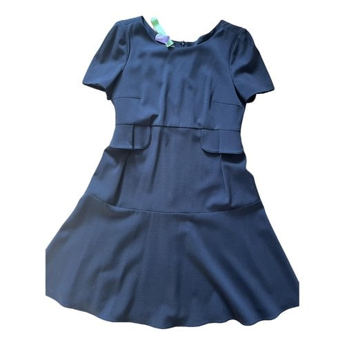 Pre-owned Emporio Armani Wool Dress In Blue