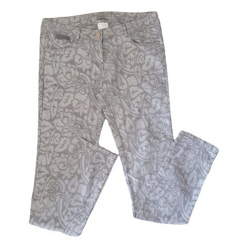 Pre-owned Marella Straight Pants In Grey