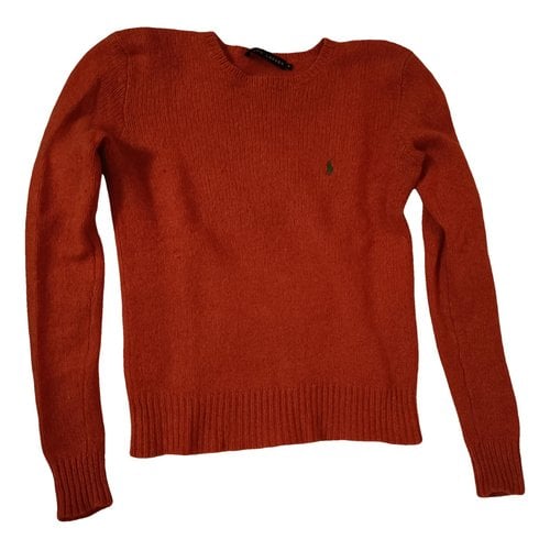 Pre-owned Ralph Lauren Wool Knitwear In Orange